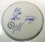 CHILDREN OF BODOM/SIGNED 10INCH DRUMHEAD/SIGNED/COA